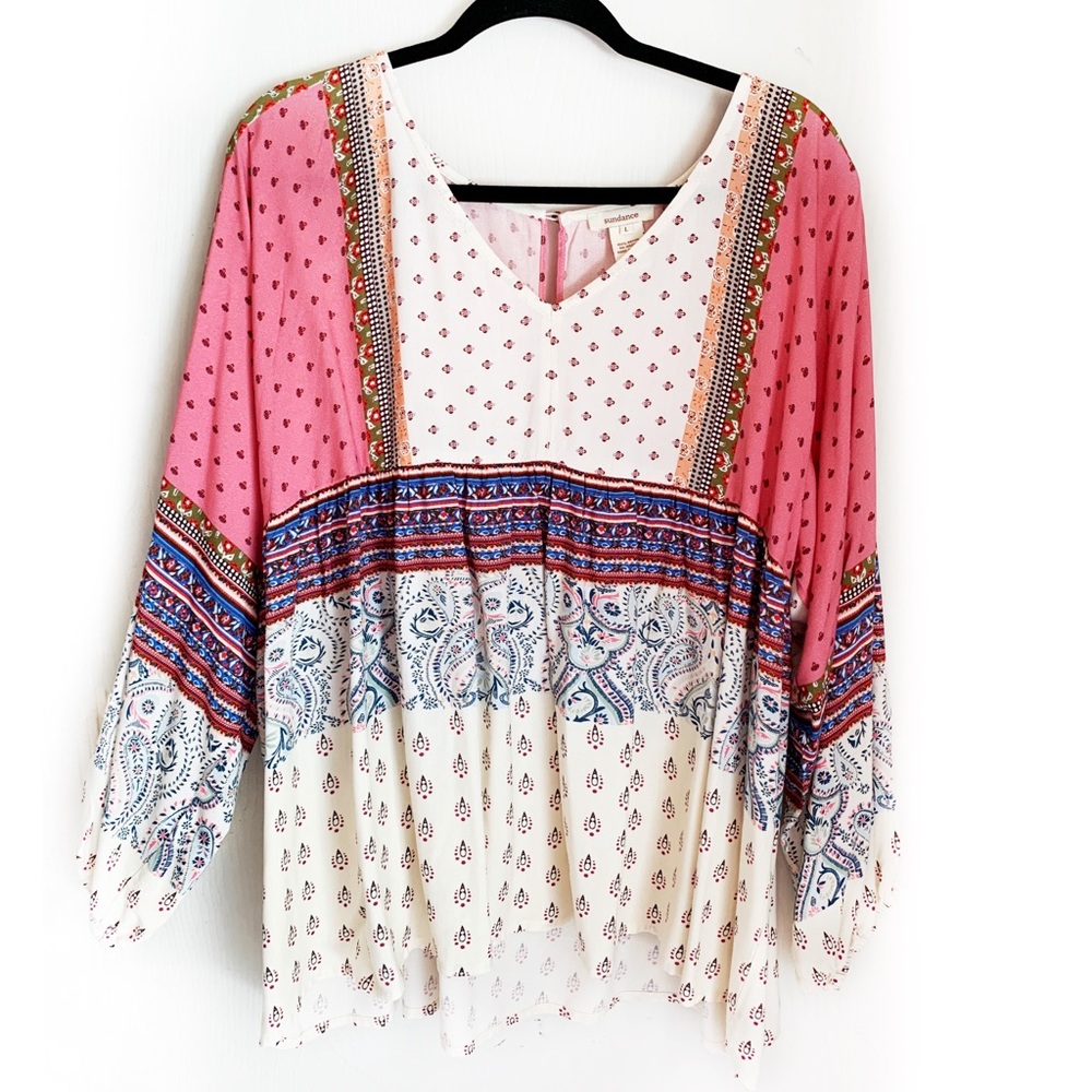 Sundance Catalog Poetic Mood Tunic Peasant Blouse